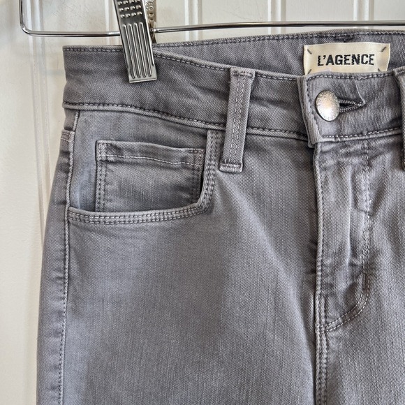 L'agence Stretch Skinny High Rise Jeans Denim Pants Size 24 - Picture 3 of 7